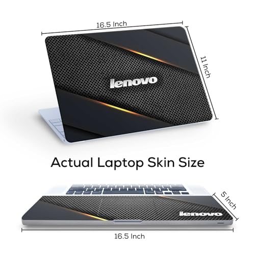 Image of Pattern L6 Top+Wrist Pad Vinyl Laptop Skin /Sticker /Cover for 17 to 17.3 Inches Laptops Laminated-Removable-HD Quality Compatible for Lenovo (16.5x11 Inches)