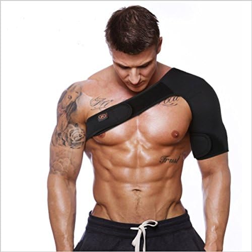 Shoulder Brace Support Strap Wrap Belt Band Pad Shoulder Care Bandage Black