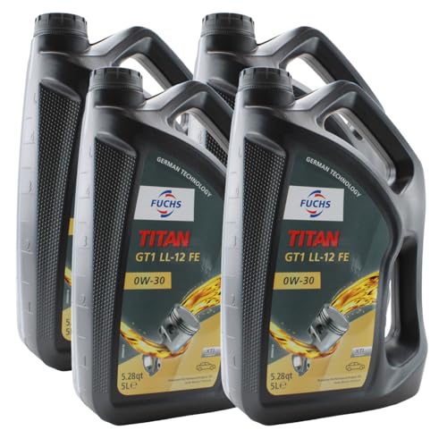 Aceite para motor Fuchs 20 Litros 0W-30 4 x 5L