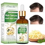 Serum Pelo, Serum Cabello, Hair Serum, Suero de Jengibre Contra la Caída y el Crecimiento del Cabello para Reparar los Folículos Pilosos y Promover un Cabello Más Grueso y de Crecimiento Más Rápido
