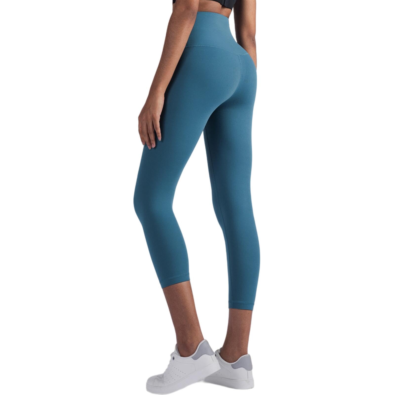 Leggings capri d'entraînement taille haute extensibles pour le yoga - 7