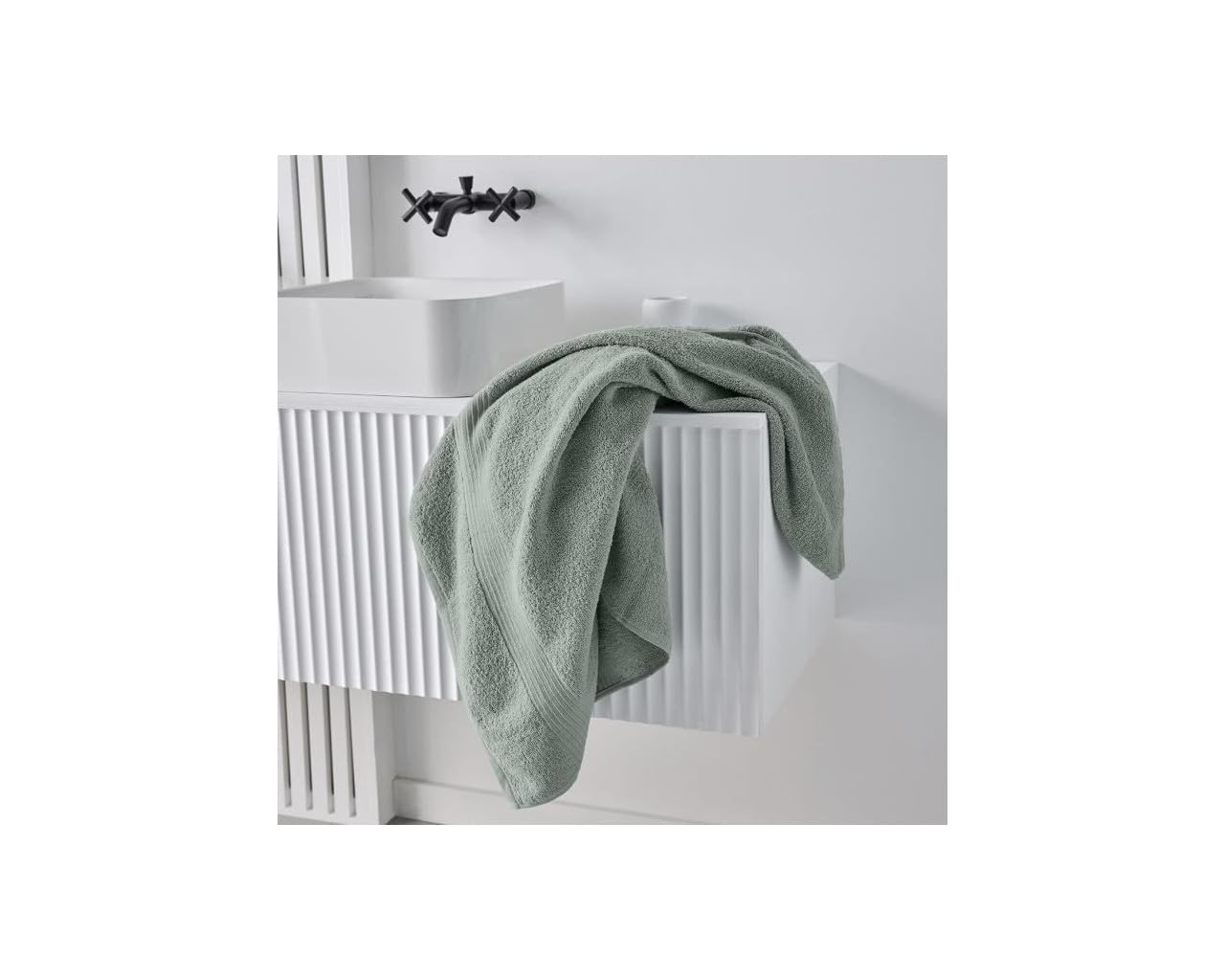 TODAY Celadon Maxi Bath Towel 90 x 150 cm 100% Cotton - Image 2