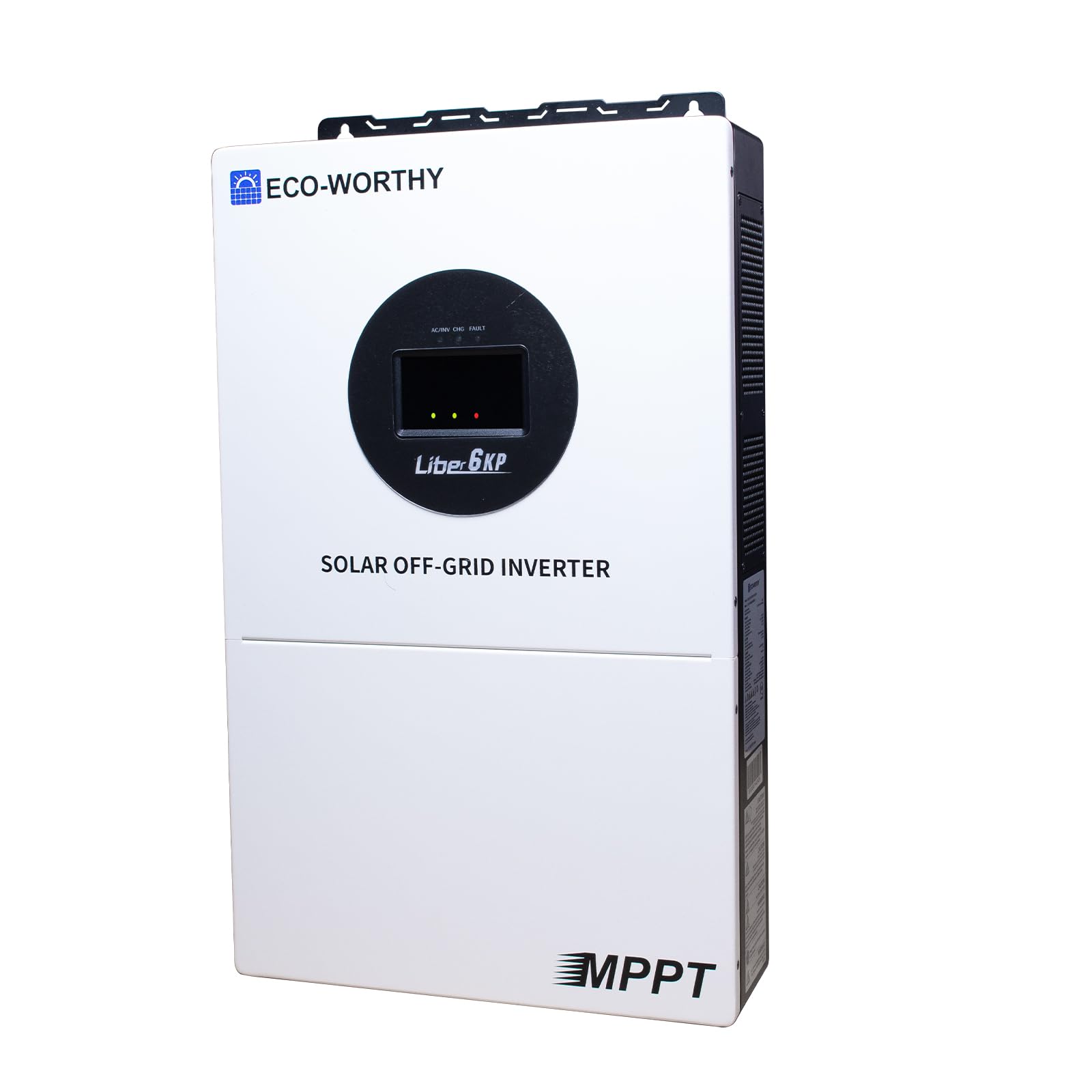 ECO-WORTHY 6KW Solar Off-Grid Split-Phase AIO Inverter, 48Vdc to 120Vac/240Vac, 9kW@500V PV Input