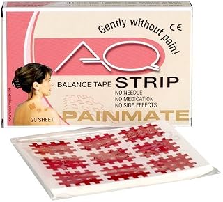 Servoprax S8 ATC1R AQ Strip - Vendaje de rejilla (20 x 9 tiritas, 3 x 2 cm), color rojo