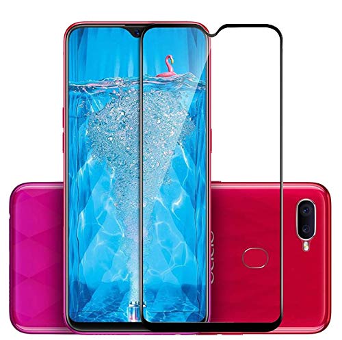 Image of Tempered Glass Screen Protector Compatible For Oppo F9 / F9 Pro with Edge to Edge Coverage and with Easy Installation Kit