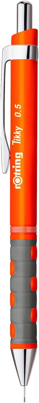 rOtring Tikky Mechanical Pencil, HB, 0.5 mm, Neon Orange