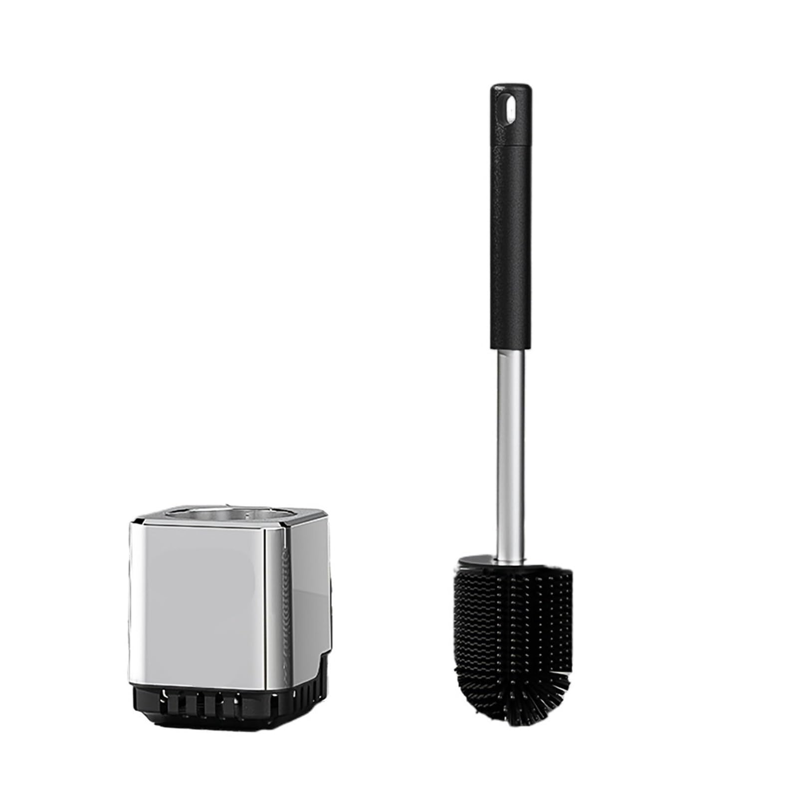 Brosses toilette durables en aluminium avec socle aéré haut de gamme