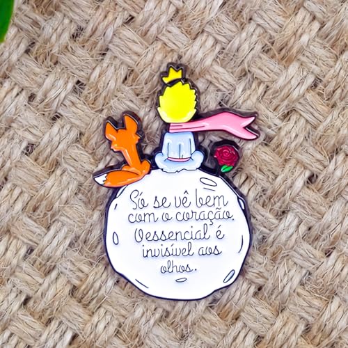The Little Prince and the Fox Pin - Cooperation Series - Enamel Lapel Pin - Plated Badge for Clothing, Bags, and Lanyards4