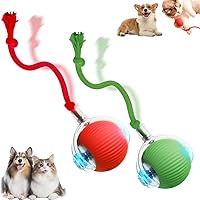 Vista 10 de Juguete Interactivo para Gatos, 2026 Nuevo Juguete para Gatos de Interior, Juguetes Inteligentes de Bola Rodante, Juguetes para Gatitos para Rojo