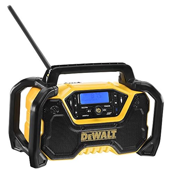 DEWALT XR - Radio a batteria e rete DCR029 (DAB e radio FM stereo, alloggiamento estremamente robusto, con Bluetooth, display digitale retroilluminato, fornito senza batteria e caricatore)