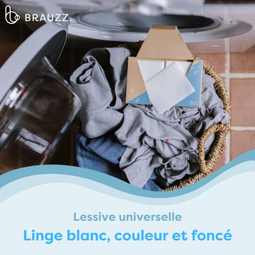 Waschmittel Blätter Brauzz Sea Breeze 32 wasserlösliche Waschstreifen
