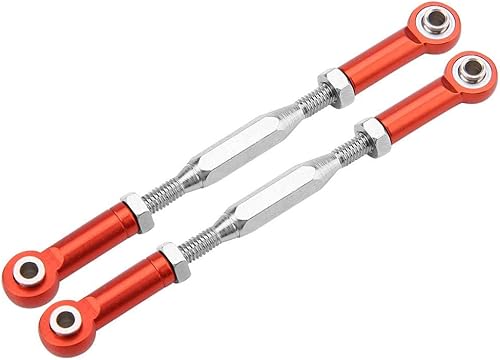 Miniatura 5 de Varillas de dirección de camión a control remoto, 2 varillas de aleación de aluminio para Traxxas Slash escala 1/10, camión a control remoto,