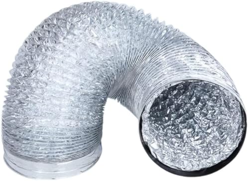 ダクトホース フレキシブルダクト エアダクトホース アルミホース 排気ホース 排気ダクト 蛇腹ダクト 送風機用ダクト 防水 耐熱 (内径18cm×長さ3m)