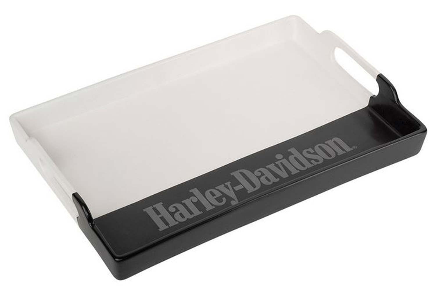 Amazon.com | Harley-Davidson Large Ceramic Serving Tray, White