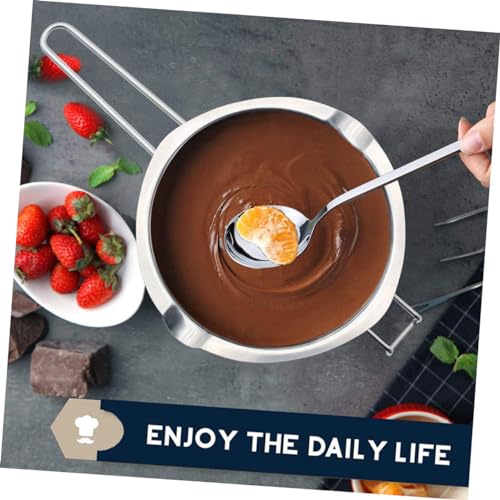 Olla para derretir chocolate y mantequilla de acero inoxidable miniatura 6