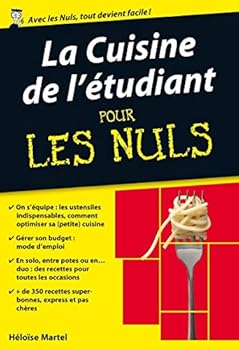 Pocket Book Cuisine de l'étudiant Poche Pour les nuls [French] Book