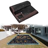 20 x 40FT Pool Leaf Net Cover, Thicken Rectangle Leaf Netting for Inground and Above Ground Swimming Pools Cover with Reinforced Gromments,Winter Above Ground Pool Screen Cover, Catching Leaves