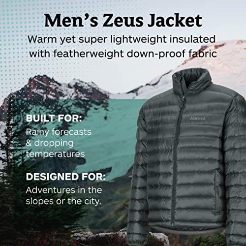 Image of MARMOT Men's Zeus Jacket - 700-Fill Insulated, Water-Resistant, Lightweight Puffer