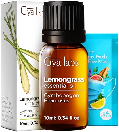 Image of 100% Pure Lemongrass Essential Oil - 0.34 Fl Oz - Lemongrass Oil for Hair, Skin, Diffuser, Aromatherapy & DIY Candle Making Scent