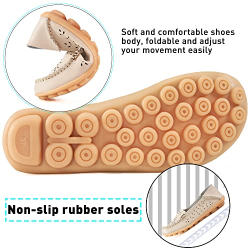 Alicegana Womens Loafers Shoes Casual: Slip on Flats Comfortable Ladies Dress Moccasins Driving Walking Penny Shoe