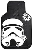 LA Auto Gear Storm Trooper mit Galactic Empire Logo Star Wars Auto LKW SUV Vordersitz Gummi Fußmatten - Paar