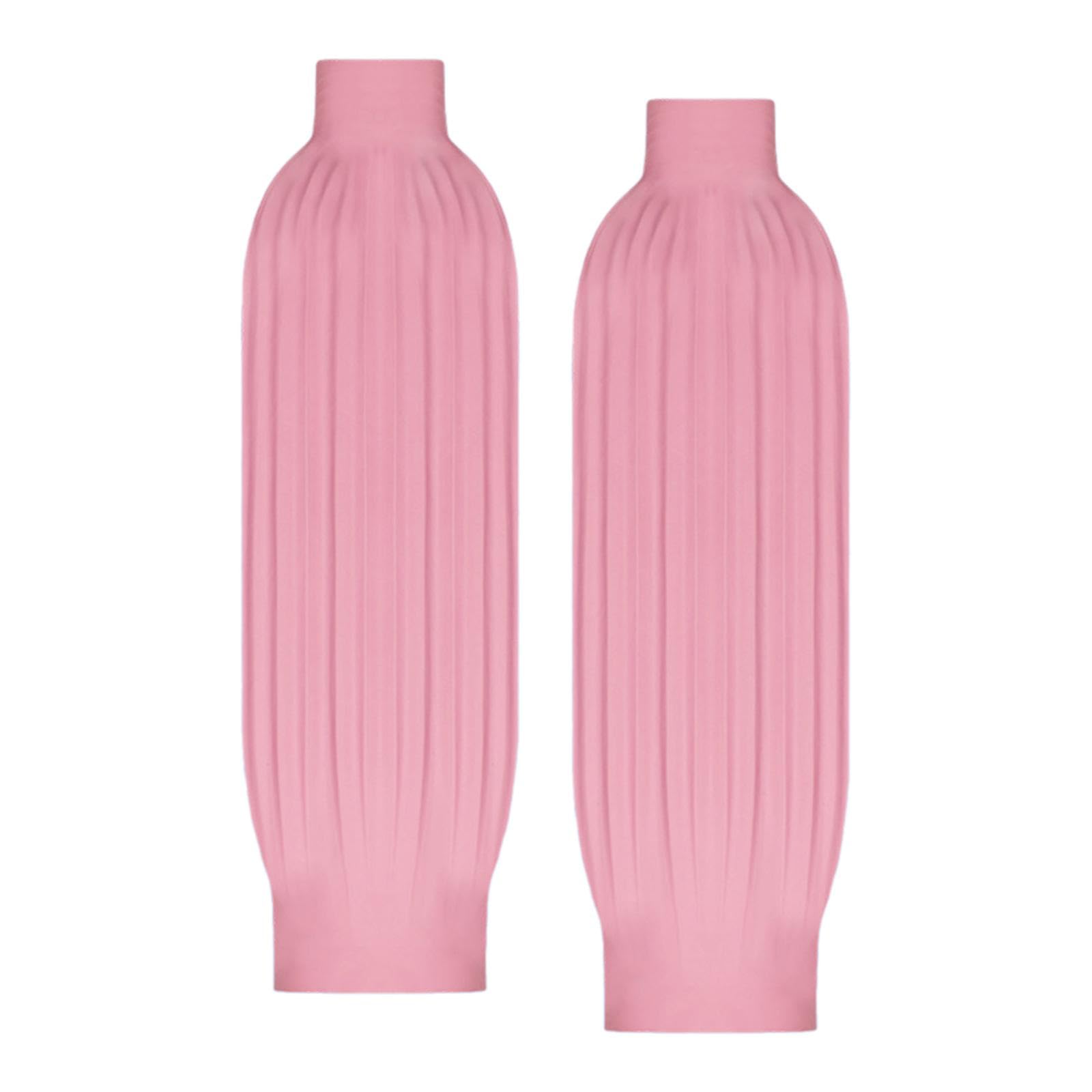 ATORSE Latex Arm Sleeves Elastic Multiuse Waterproof Sleeves for Painting Housework Pink 40cm-picture-12