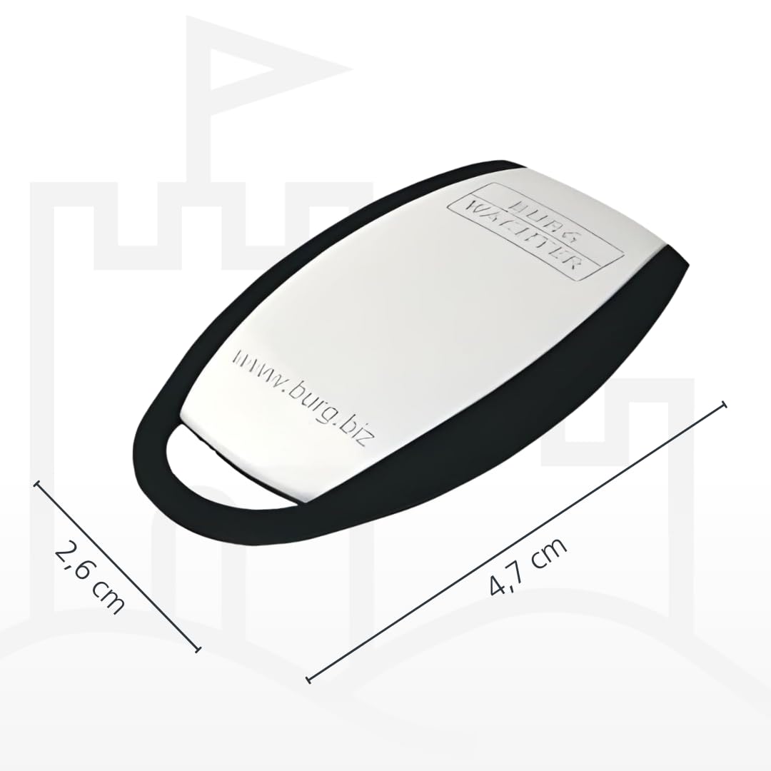 BURG-WÄCHTER Elektronisches Türschloss inkl. Funkschlüssel, Set aus Türzylinder und RFID-Türöffner, Türöffnung per App, Fingerabdruck, PIN oder Funk, secuENTRY pro 7000 und ENTRY 7710 RFID