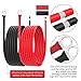 Gopayia 10 AWG Battery Cables 10 Gauge Solar Panel Wire Tinned Copper Extension Cable with 5/16'' Lugs for RV Solar Panel Car Automotive (10AWG 10FT)