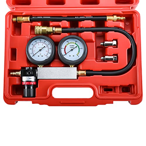 Btshub Cylinder Leak Down Tester Kit Tu-21 Engine Compression Leakdown Detector Leakage Test With 10 12 14Mm Spark Plugs #TOP13