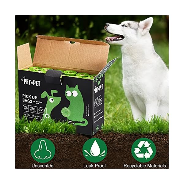 Pet N Pet Dog Poop Bags Unscented, 360 Counts Dog Bags Rolls, Standard and EPI Additive Dog Bag Poop Bag, Green Doggy Poop Bags Dog Bags Poop, Leak-Proof Dog Waste Bags, Dog Poop Bag Pet N Pet Dog Poop Bags Unscented, 360 Counts Dog Bags Rolls, Standard and EPI Additive Dog Bag Poop Bag, Green Doggy Poop Bags Dog Bags Poop, Leak-Proof Dog Waste Bags, Dog Poop Bag
