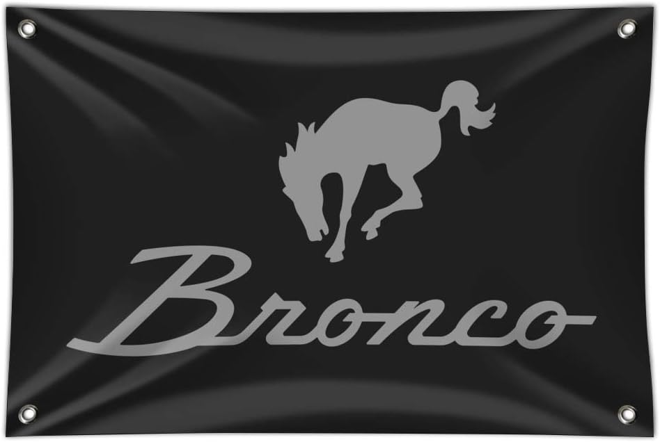 GRAPHICS & MORE Ford Bronco Chrome Logo Home Business Office Sign