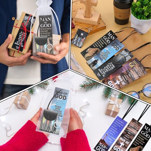 Otoolling 36 Pcs Man of God Screwdriver Keychain Christian Bookmark Set by Otoolling - Used condition - Image 5