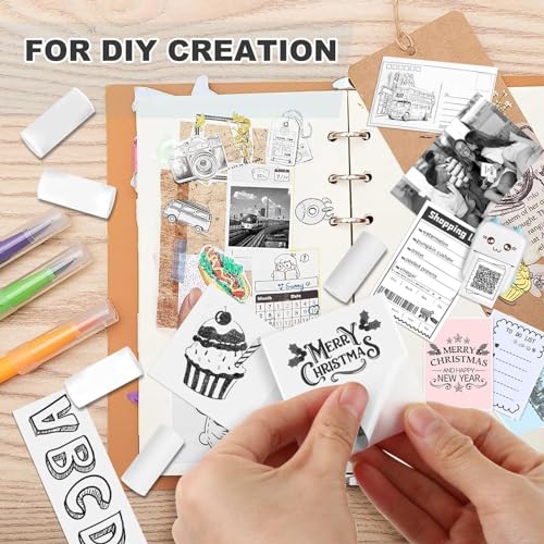 YMEDSUM Kids Camera Instant Print Printing Paper，5 Rolls Mini Printer Paper, for Inkless Mini Pocket Printer, Portable Thermal Printer, Sticker Printer，Thermal Printer - Image 4