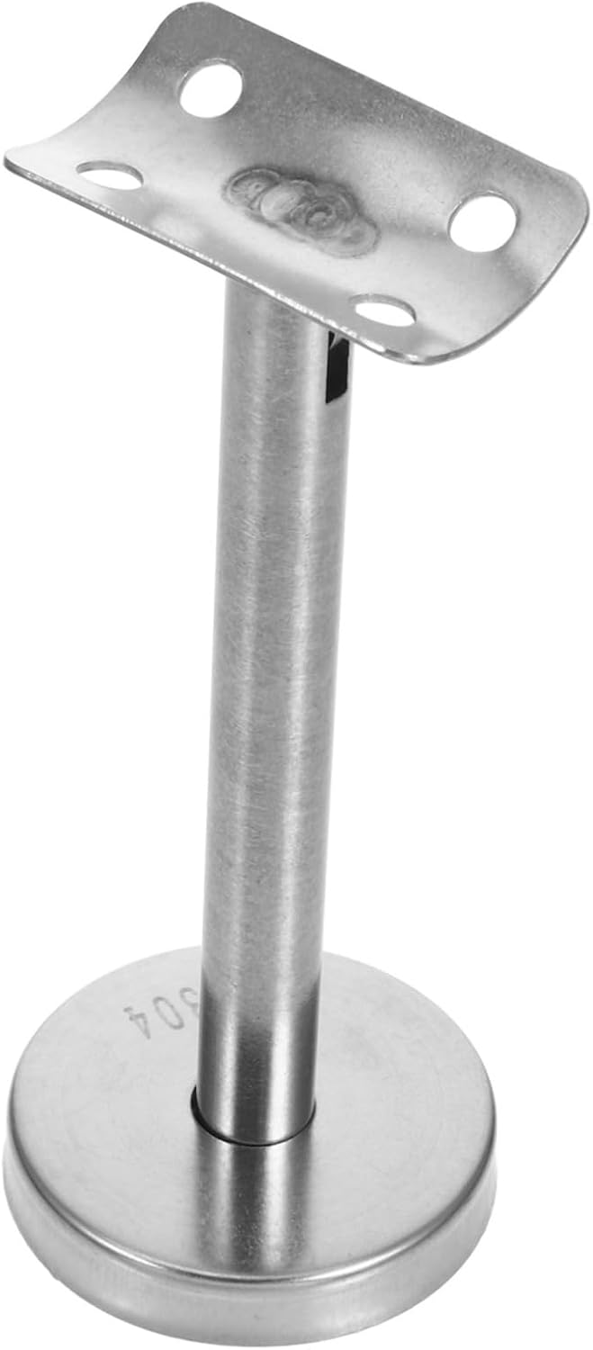 TEHAUX 304 Stainless Steel Wall Handrail Bracket Heavy Duty Flat Support Bracket for Stair Rail Suitable for Indoor and Outdoor Use