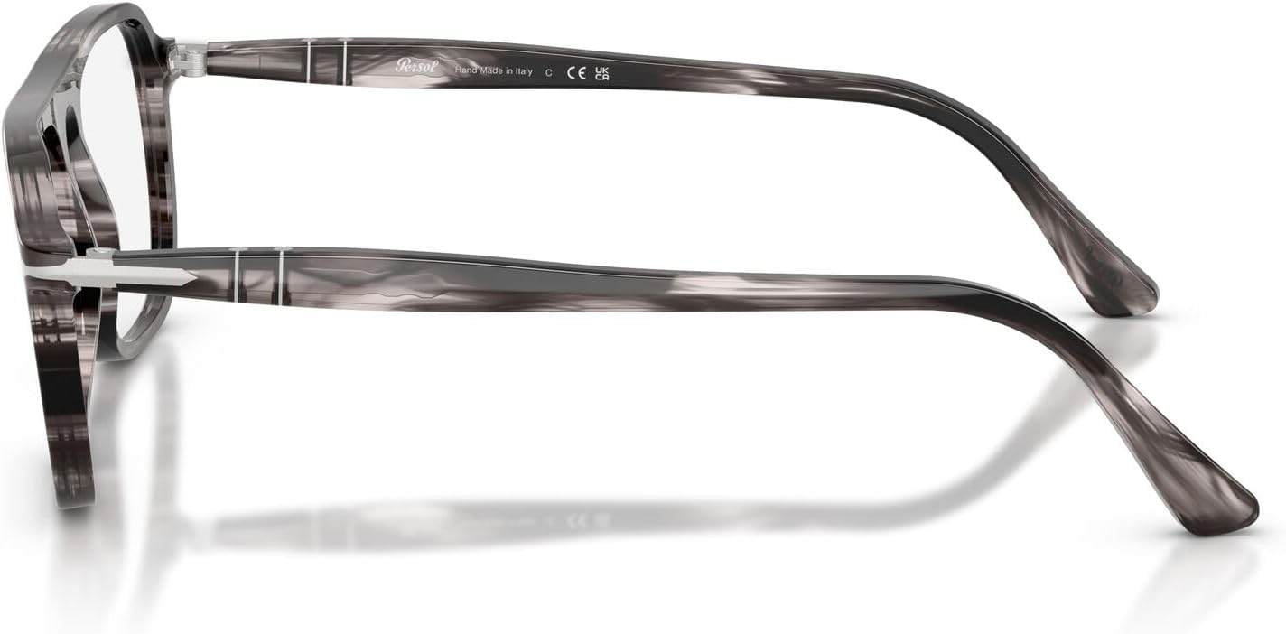 Persol Unisex Po3359v Jacques Square Prescription Eyewear Frames