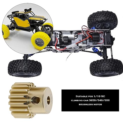 ECSiNG 5 Stück 32DP 3,175 mm Ritzelmotor-Getriebe-Set 12T 13T 14T 15T 16T für 1/10 RC Auto 3650 540 550 bürstenlose Motorwelle Ritzel Ersatzteile