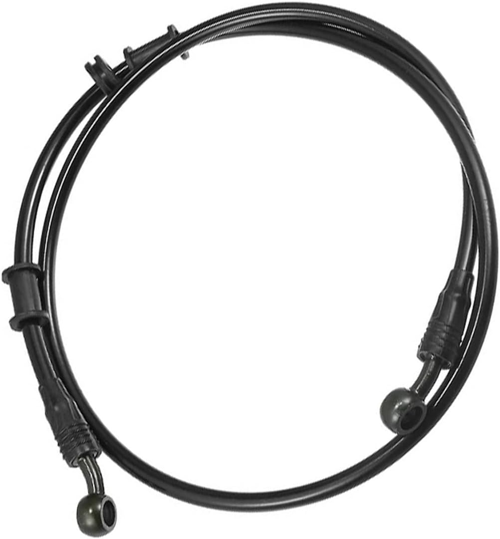 Motorcycle Brake Clutch Line Motorcycle Dirt Bike Hydraulic Brake Oil Hose 28 Degree 40-130Cm Braided Cable Stainless Steel Black