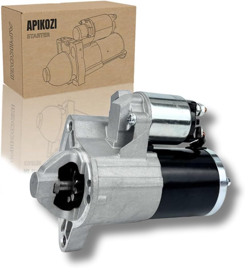 Car Starter Motor Fit for Dodge Ram 1500 Sport HEMI 5.7L 2011-18 2500 3500 5.7L V8 09-18, for Jeep Grand Cherokee 5.7L V8 05-20, for Durango 5.7L V8 11-20, for Commander 5.7 V8 06-10# M000T20972