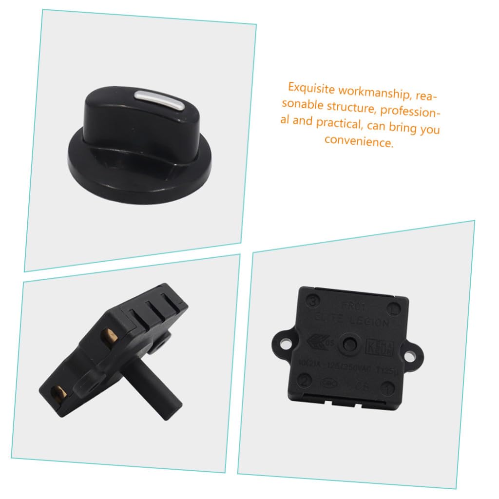 Uonlytech 6sets Position Rotary Speed Control Switch for Electric Heater and Fans Easy Installation Durable Replacement Accessory for Home Use