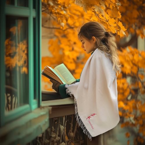 CALLIE Winter Scarf for Men/Women Personalized, 8 Colors Options, Custom Embroidered Name and Birth flower on Warm Scarf, Lightweight, Birthday Valentines Day Gifts for Her/Him4