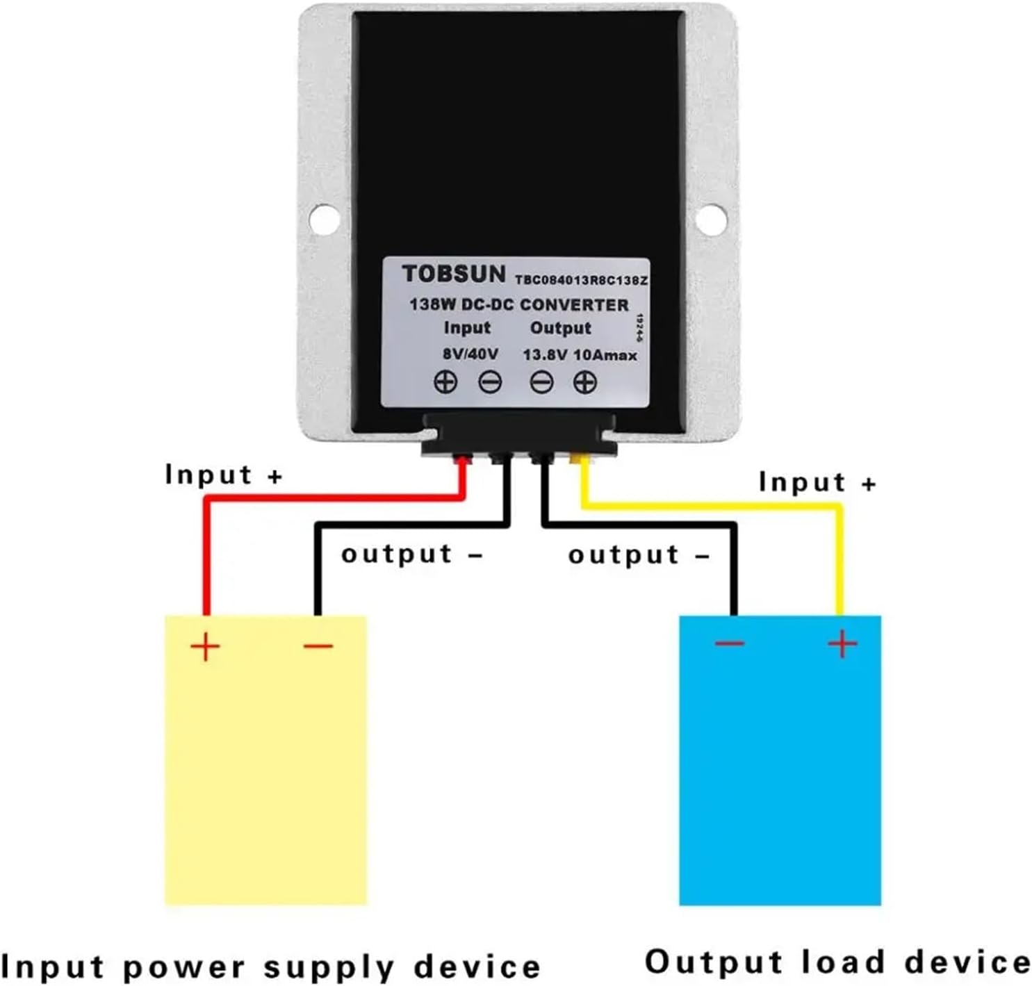 8V-40V to 12V 13.8V 5A 6A 10A Stabilizer DC DC Converter Voltage Regulator Step Up Down LED Solar Car Power Supply(to 13.8V 10A 138W)
