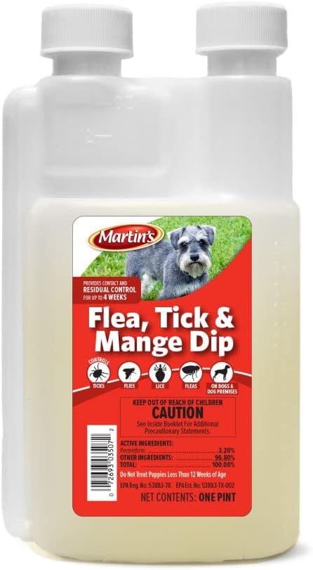 Flea, Tick and Mange Dip 1 Pint