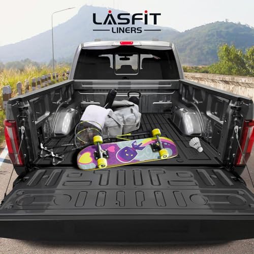 LASFIT 5.5ft Bed Mat for Ford F-150 | F150 Lightning 2026 2025 2024 67.1" Bed Box All Weather Protector TPE Truck Bed Liner Durable Easy Clean-Not Fit for Drop in Bedlienr by LASFIT - Image 7