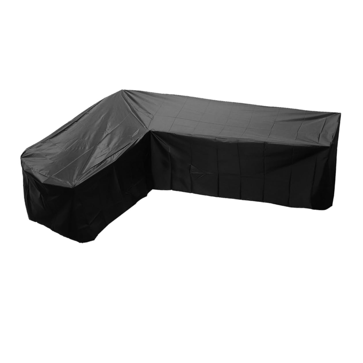 YARNOW Funda De Sofá Negra Protectora Resistente Humedad Para Cubrir Sofás De Dos Plazas Exterior