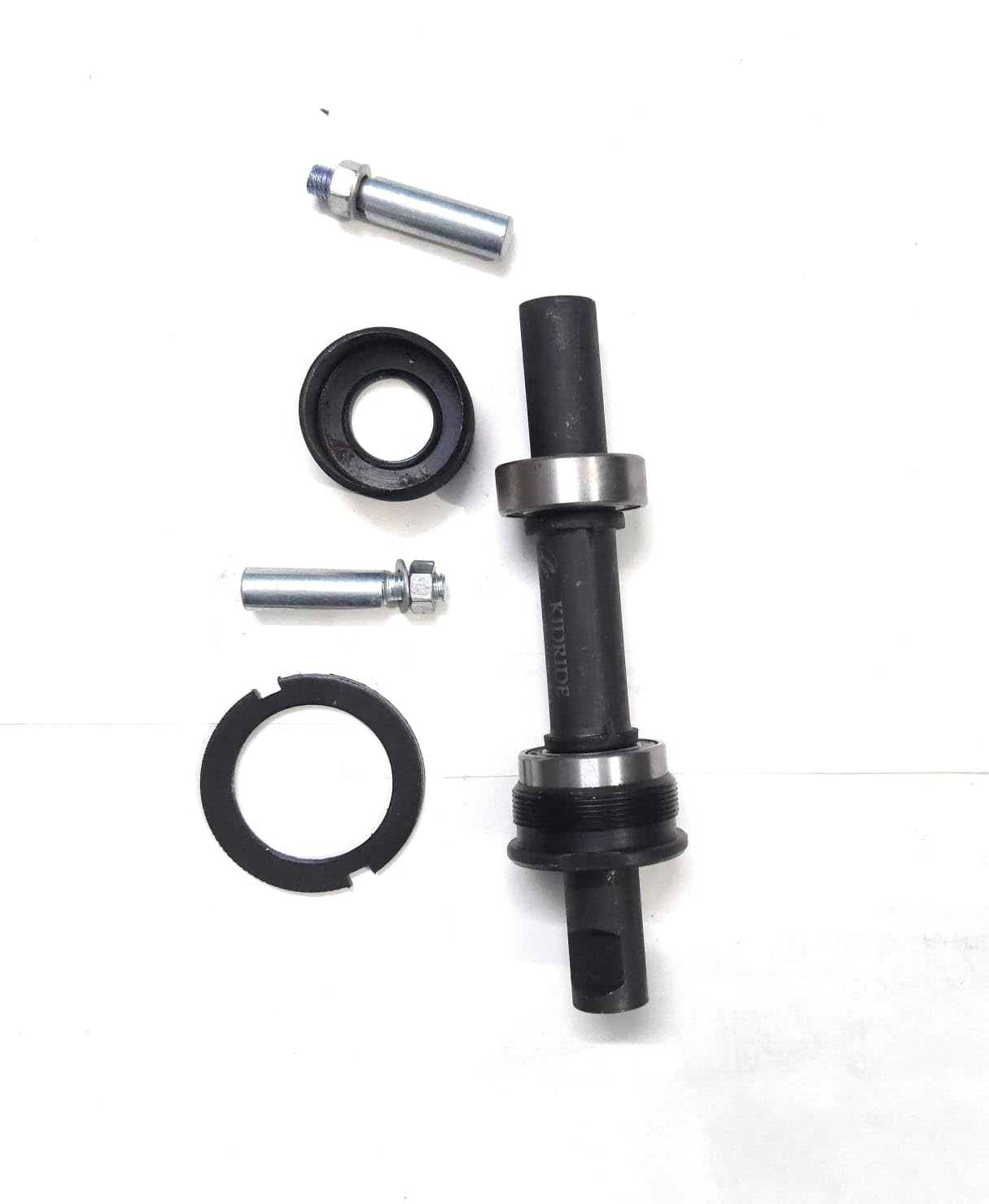 Bottom Bracket Set for Bicycle, with Bearings, Lockring, Axle, and Mounting Hardware-image-12
