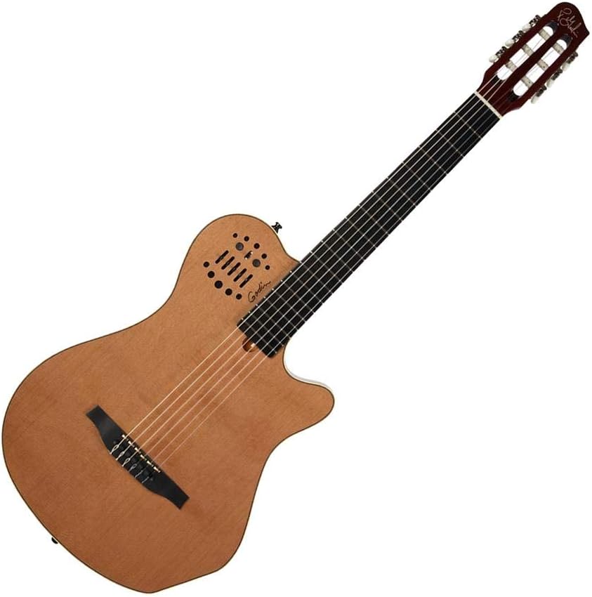 Godin012817 Grand Concert SA Multiac Guitar (Natural HG)