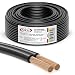Produktbild OKSI Lautsprecherkabel - 2x2,5mm² - 30 m, Schwarz | Kupferkabel für HiFi, Anschluss von Audio-Stereo an Verstärker, Surround-Sound-System, TV-Heimkino und Autoradio. Made in Germany