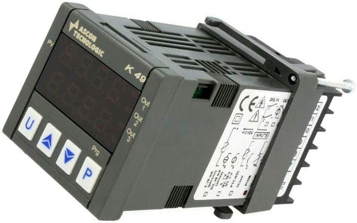 K49-LCRR Module: Regulator Temperature SPST-NO Out 2: SPST-NO on Panel ASCON TEC