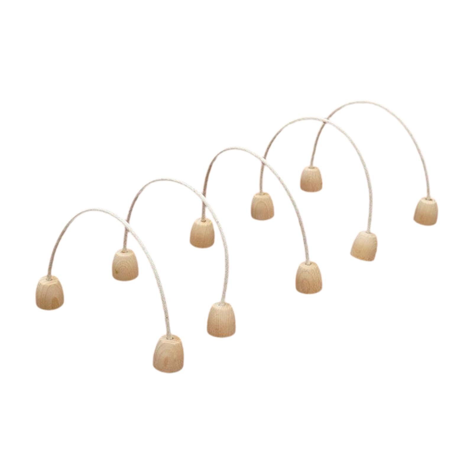 RNXRZANK 5 Pieces Games Croquet Hoops Children Sense Integration Training Fun Group