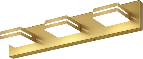 Miniatura 72 de SineRise - Lámpara LED para tocador de baño - Moderna lámpara regulable de acrílico con acabado blanco mate para iluminación de pared sobre el